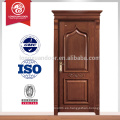 Diseño simple / doble de la puerta principal de madera. Puerta principal de madera de teca para la venta